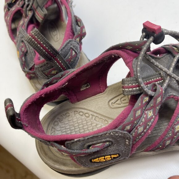 Keen Sandals Womens Size 8 US Hiking Magnet Sangria Pink / Gray Waterproof - Picture 12 of 12